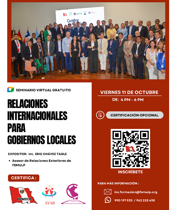 Relaciones Internacionales para Gobiernos Locales